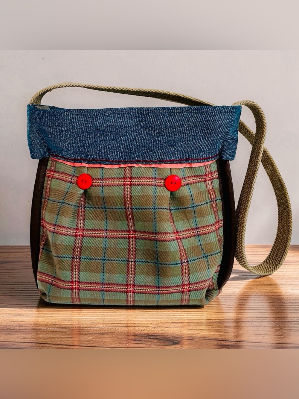 Handmade Boho Shoulder or Crossbody Bag
